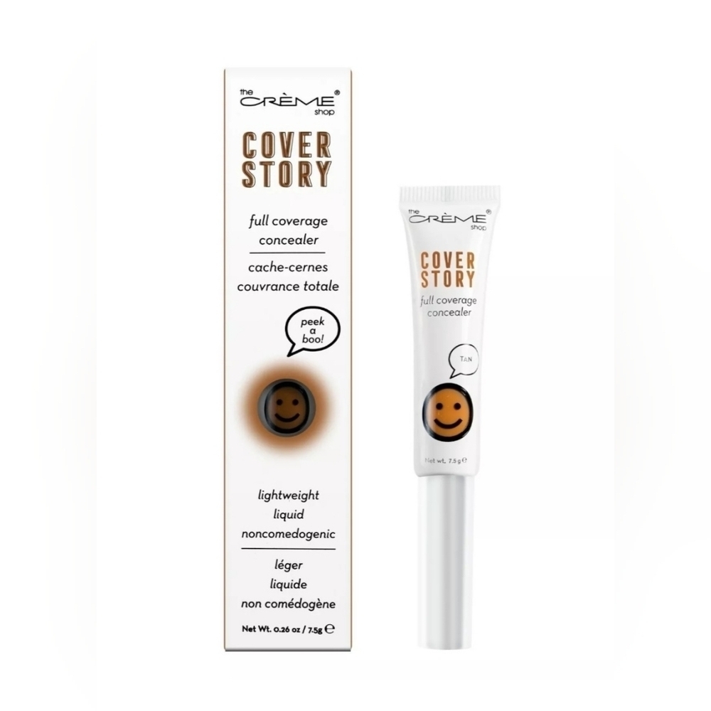 The Crème Shop Full Coverage Concealer Shade TAN NEWl